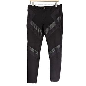 🌸3 for 25$🌸 MEXX Mixed Fabric Pants in Black PU in US 14
